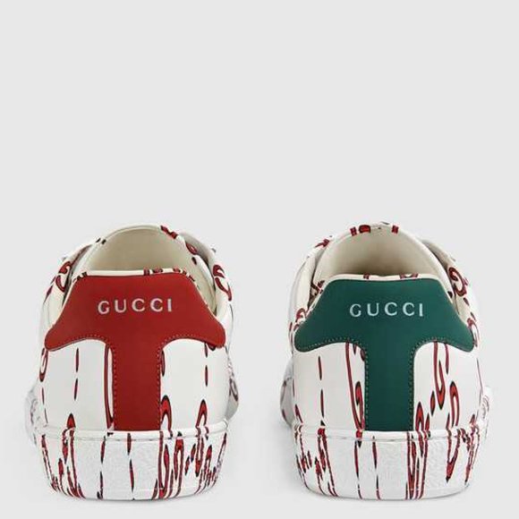 Gucci White Leather Calfskin Mens Ace Sneakers NIB - Picture 2 of 5